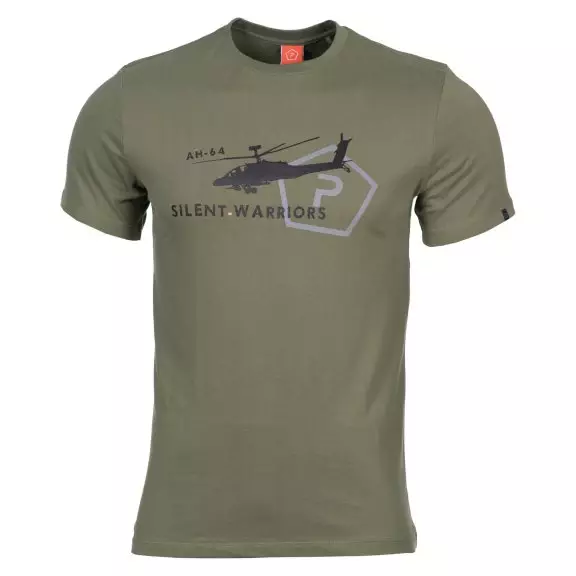 Pentagon T-shirt AGERON - Helicopter - Olive Green