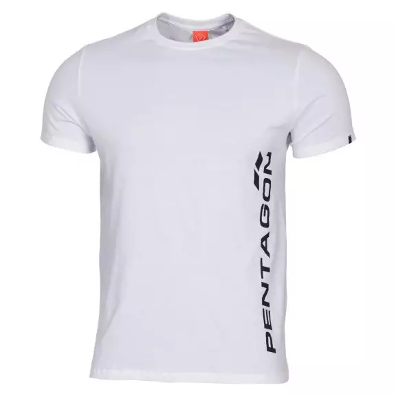 Pentagon AGERON T-shirts - VERTICAL - White