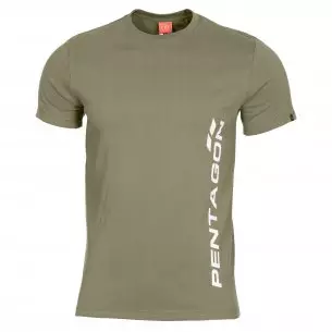 T-shirt AGERON - VERTICAL - Olive Geen