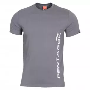 T-shirt AGERON - VERTICAL - Wolf Grey
