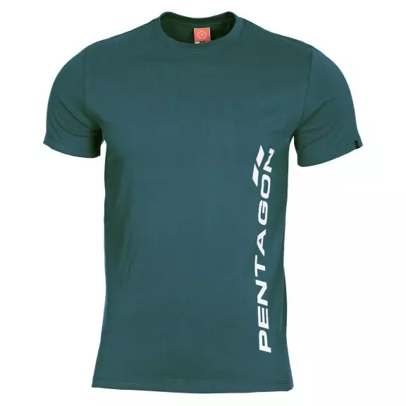 Pentagon T-shirt AGERON - VERTICAL - Petrol Blue