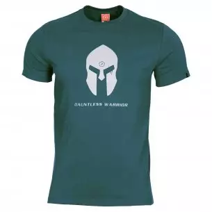 T-shirt AGERON - Spartan Helmet - Petrol Blue