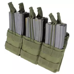 Ładownica molle Triple Stacker M4 Mag Pouch (MA44-001) - Olive Green