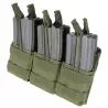 Ładownica molle Triple Stacker M4 Mag Pouch (MA44-001) - Olive Green