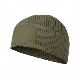 RANGE Beanie® Cap - Grid Fleece - Olive Green