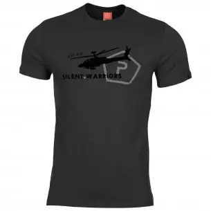 T-shirt AGERON - Helicopter - Czarny