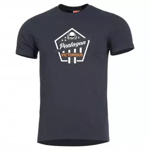 T-shirt AGERON - Victorious - Czarny