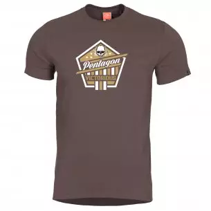 T-shirt AGERON - Victorious - Terra Brown