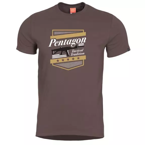 Pentagon T-shirt AGERON - A.C.R. - Terra Brown