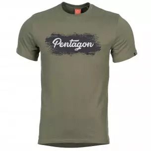AGERON T-shirts - Grunge - Olive