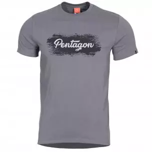Helikon Polish Multitool Logo Graphic T-Shirt Cotton Mens Travel Top Shadow Grey 