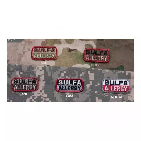 Naszywka z rzepem - Sulfa Allergy