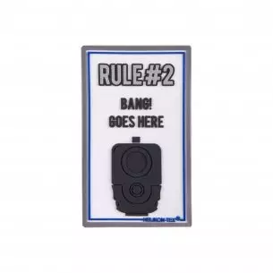 Rule 2 Patch - PVC - White
