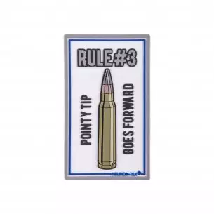 Rule 3 Patch - PVC - White