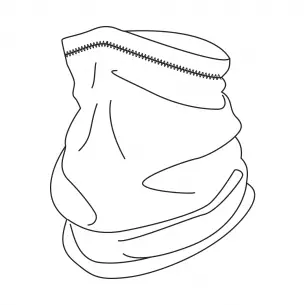 Szalokominiarka NECK GAITER FR - Light Coyote