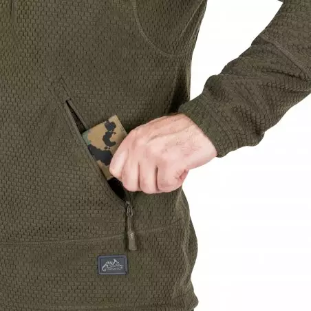 Helikon-Tex® ALPHA TACTICAL Jacke - Grid Fleece - Foliage Green