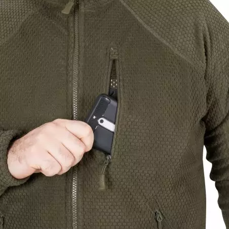 Helikon-Tex® ALPHA TACTICAL Jacket - Grid Fleece - Shadow Grey