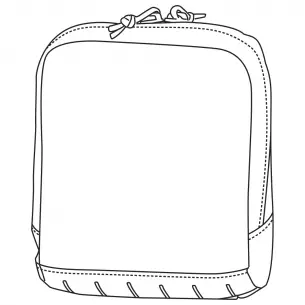 Direct Action® Kieszeń Molle UTILITY POUCH X-LARGE® - Urban Grey