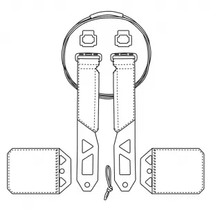 Direct Action® SPITFIRE® CUTAWAY SYSTEM - Pencott® BadLands®