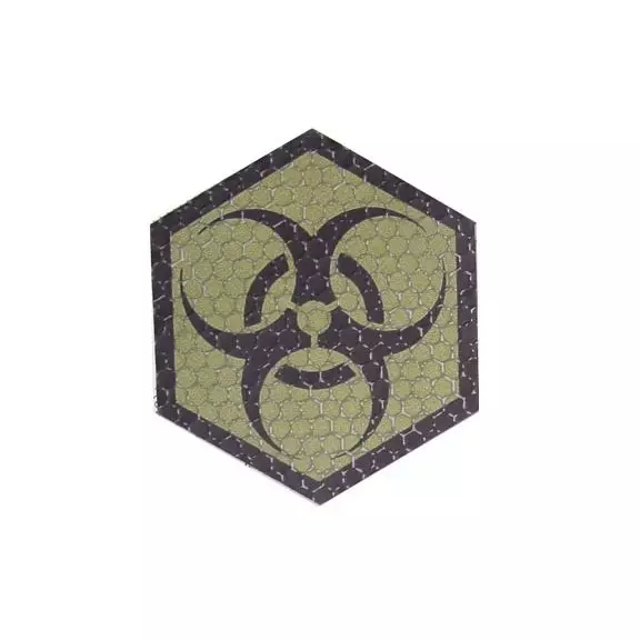 Combat-ID Velcro patch - Biohazard (BIO-GR) - Olive Green