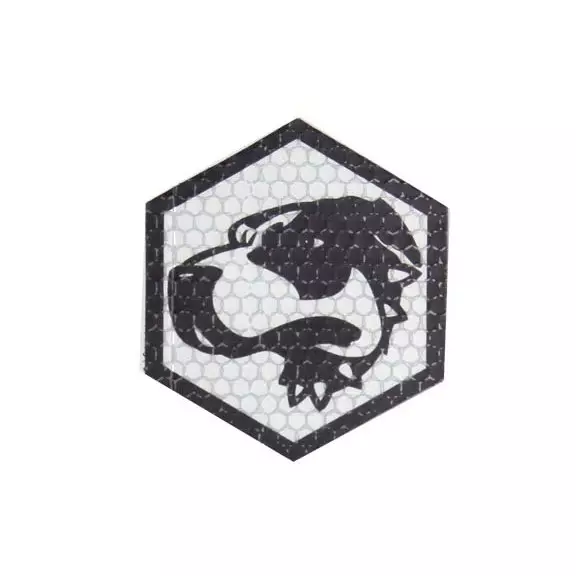 Combat-ID Naszywka z rzepem - Bloodhound  (BH-GY) - Szara