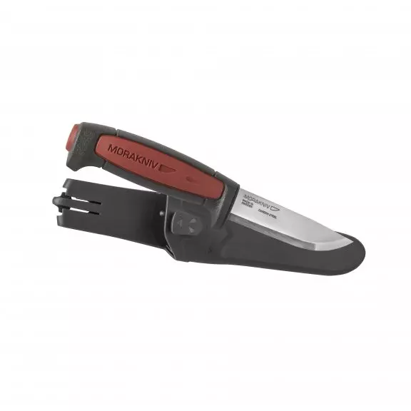 Morakniv® PRO C Knife - Carbon Steel - Red