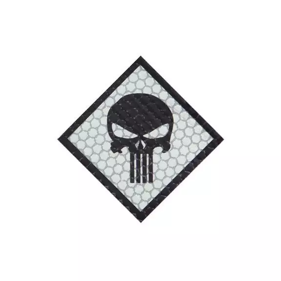 Combat-ID Velcro patch - Skull (H4-BG) - Blue Grey