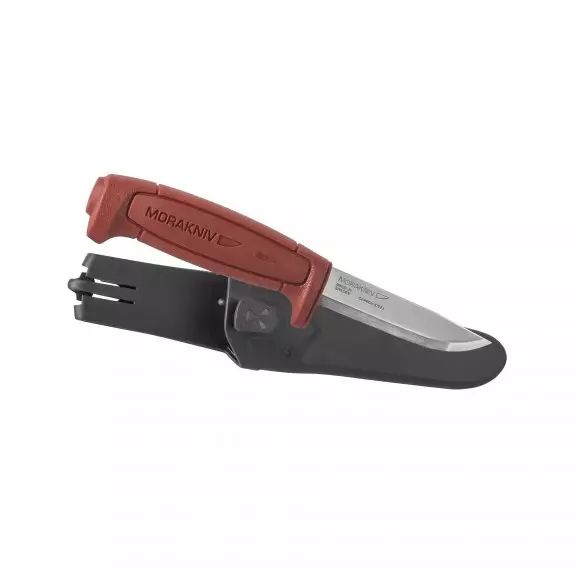 Morakniv® BASIC 511 Knife - Carbon Steel - Red