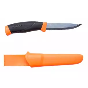 Knife Morakniv® Companion Hi-Vis Orange Serrated