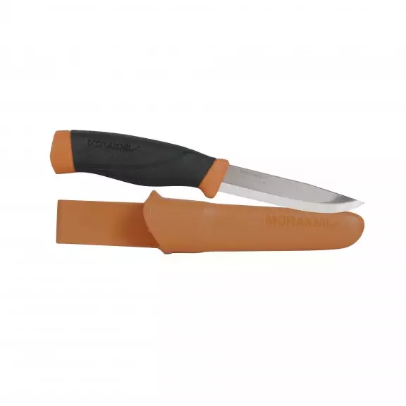 Morakniv® Companion HeavyDuty Burnt (S) Knife - Orange