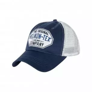 Helikon-Tex® Trucker Logo Kappe - Cotton Twill - Blau