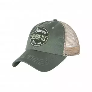 Helikon-Tex® Czapka Trucker Logo Cap - Cotton Twill - Zielona