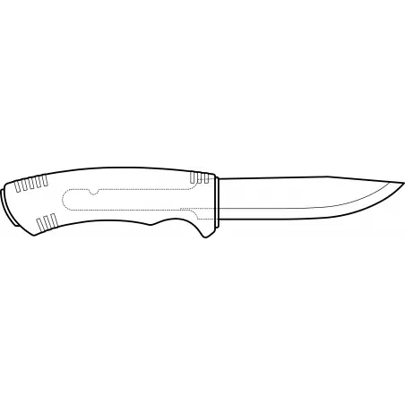 Knife Morakniv® Bushcraft Black