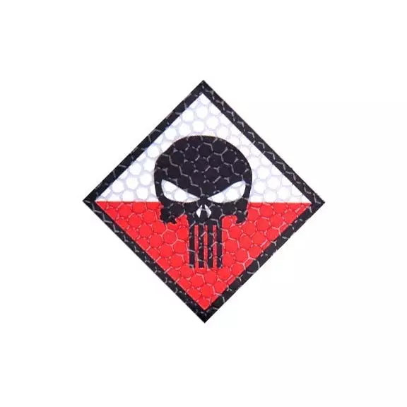 Combat-ID Naszywka z rzepem - Czaszka (H4-FC) - Full Color