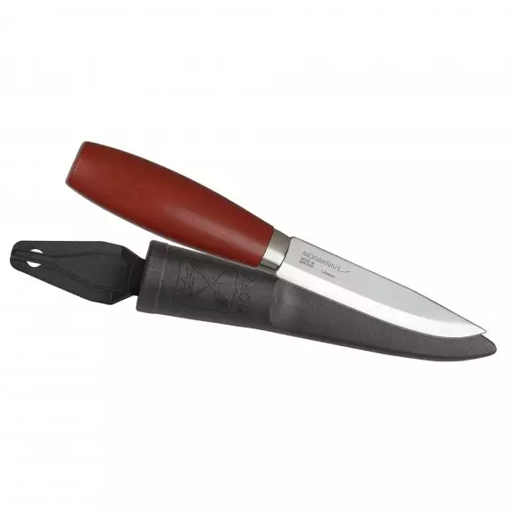 Morakniv® Klassisches Messer Nr. 1 - Kohlenstoffstahl - Rot
