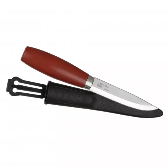 Morakniv® Classic-Messer Nr. 2/0 - Kohlenstoffstahl - Rot