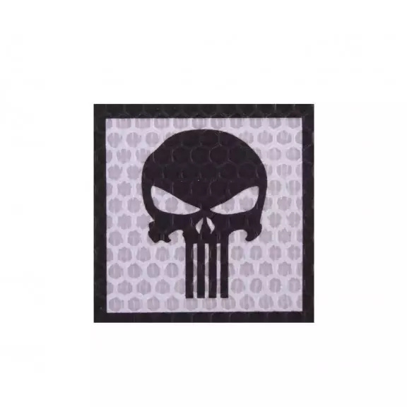 Combat-ID Velcro patch - Skull (H5-GY) - Grey