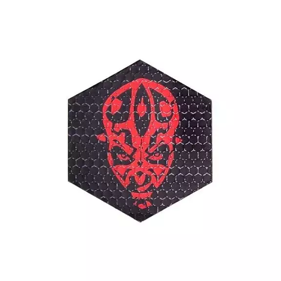 Combat-ID Velcro patch - Darkman (LD-BLK) - Black / Red