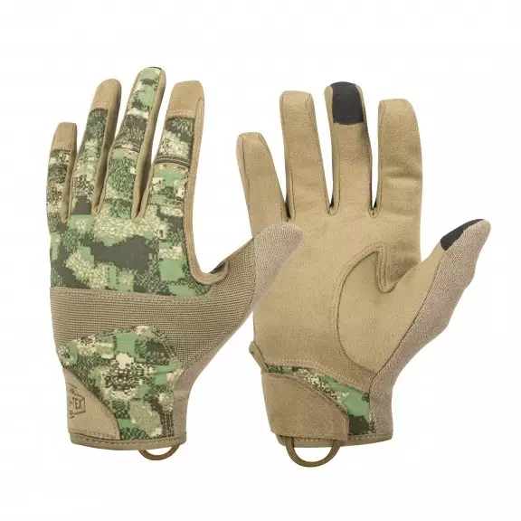 Helikon-Tex® Range Tactical Gloves Hard® - PenCott® WildWood™  / Coyote A