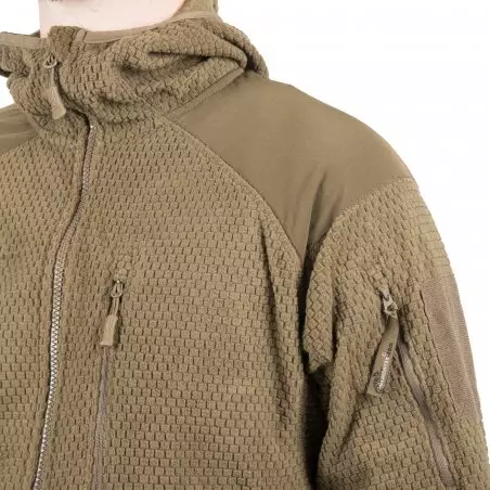 Helikon-Tex® Alpha Tactical Hoodie Jacket - Grid Fleece - Olive Green