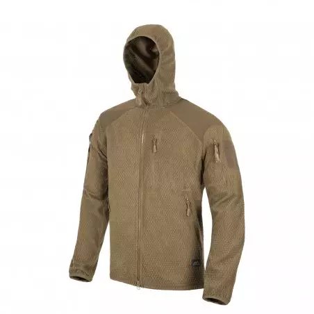 Helikon-Tex® Alpha Tactical Hoodie Jacket - Grid Fleece - Shadow Grey