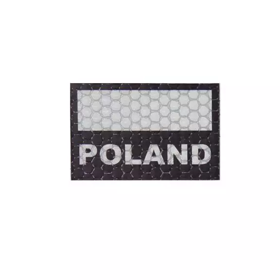 Combat-ID Naszywka z rzepem - Flaga Polska Mała (C3-BG) - Blue Grey