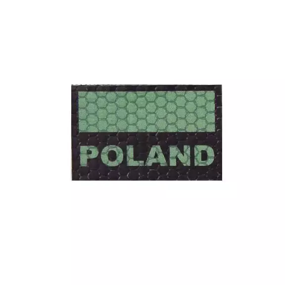 Combat-ID Naszywka z rzepem - Flaga Polska Mała (C3-GR) - Olive Green