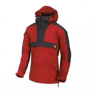 Anorak WOODSMAN® Jacke - Crimson Sky / Ash Grey