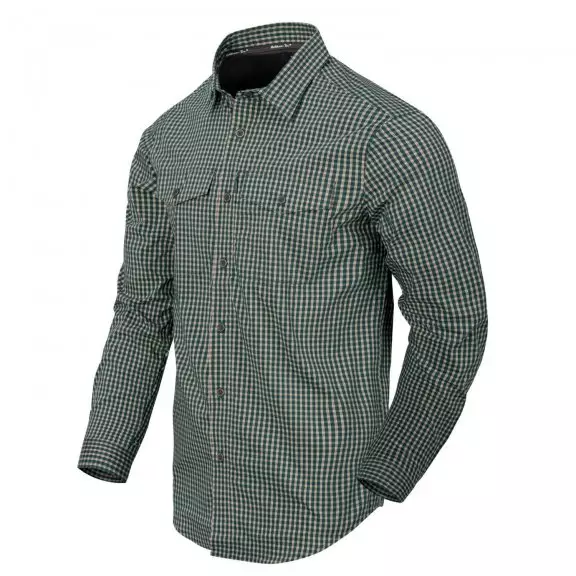 Helikon-Tex Covert Concealed Carry Hemd - Savage Green Checkered