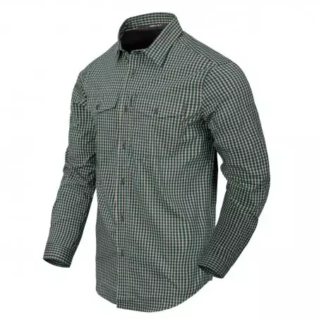 Helikon-Tex Covert Concealed Carry Shirt - Savage Green Checkered