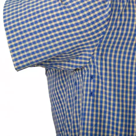 Helikon-Tex Covert Concealed Carry Short Sleeve Shirt - Royal Blue Checkered