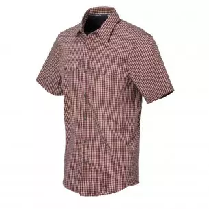 Helikon-Tex Covert Concealed Carry Short Sleeve Hemd - Dirt Red Checkered