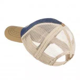 Helikon-Tex® Trucker Logo Cap - Denim - Dark Blue / Khaki C