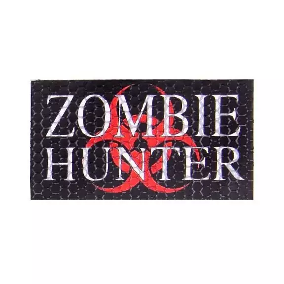 Combat-ID Naszywka z rzepem - Zombie Hunter (ZH-BLK) - Czarna